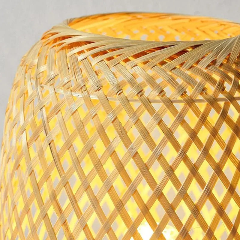 Natural Japanese Rattan Table Lamps: Charming Ambient Lighting Luxe