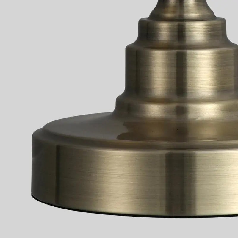 Empire-Style Metal Desk Lamp with Curved Arm and Adjustable Lighting for Industrial Spaces Luxe