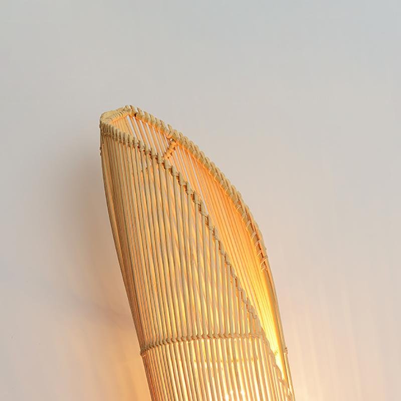 Freeform Bamboo Wall Sconce — Hardwired, E27, 4.33" × 18.90"