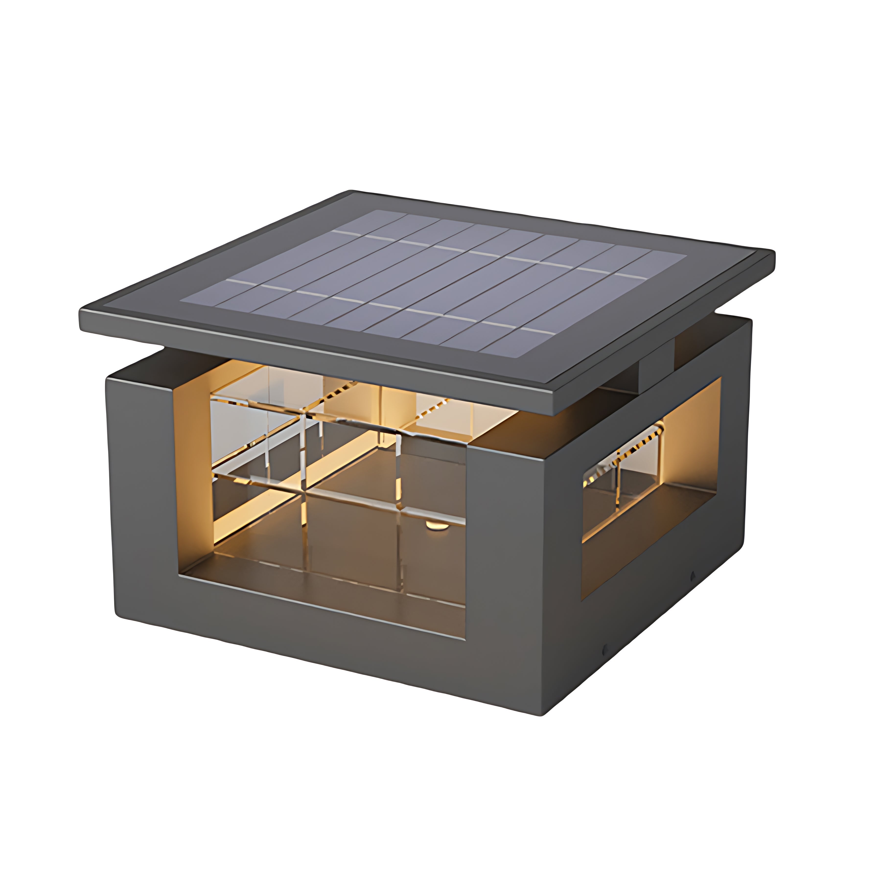 Waterproof Stainless Steel LED Pillar Lights with Acrylic Lampshade