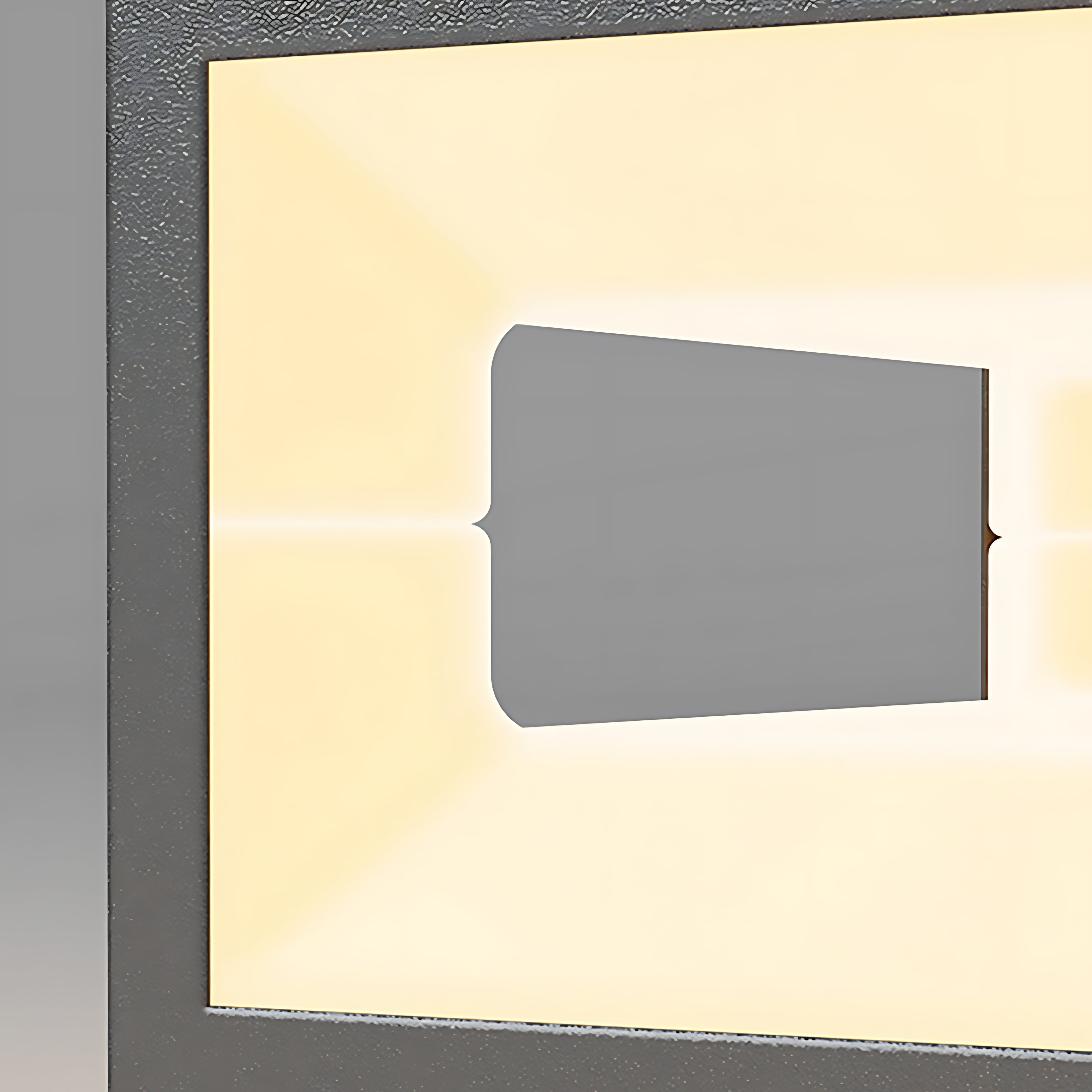 Hollow Square Outdoor Pillar Light — Stainless Steel, LED 3000K, Solar / Hardwired, IP65 Weatherproof