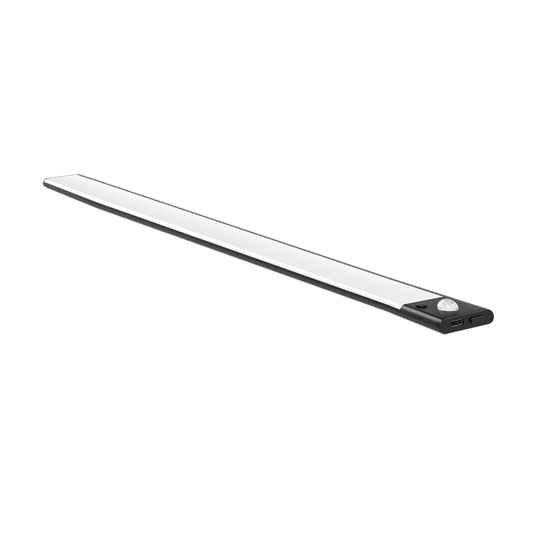 Magnetic Under-Cabinet Sensor Light — Aluminum, LED, Three-Color Dimming (3000K/4000K/6000K), Stepless Dimming, USB Rechargeable