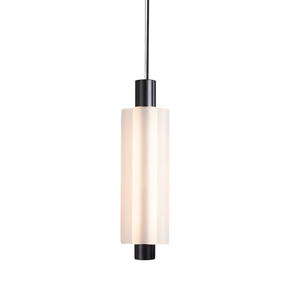 acrylic cylinder pendant lights with 1 2 or 3 heads modern hanging lamps in gold and black