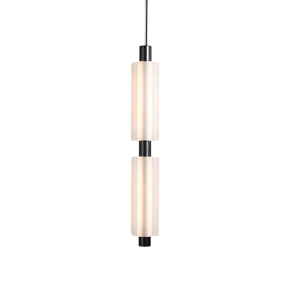 acrylic cylinder pendant lights with 1 2 or 3 heads modern hanging lamps in gold and black