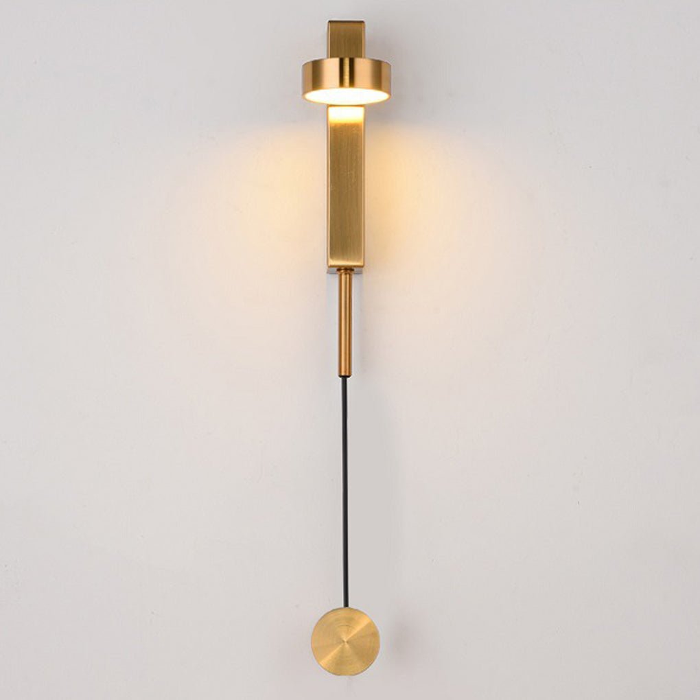 adjustable 180 rotatable led wall lamp with rotary switch for nordic style bedside aisle