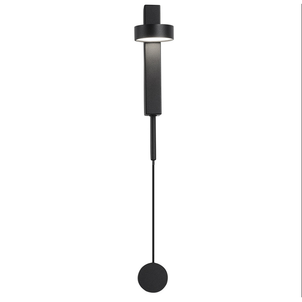 adjustable 180 rotatable led wall lamp with rotary switch for nordic style bedside aisle