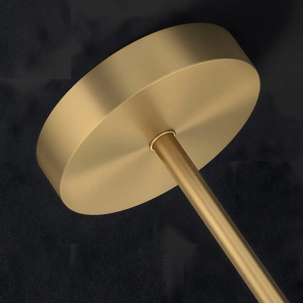 Adjustable Angle Copper and Brass LED Desk Lamp for Home Office Lighting Luxe