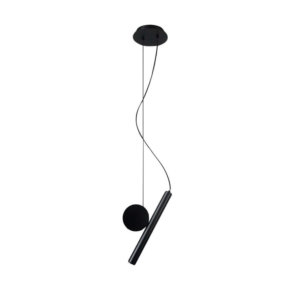 adjustable black cylinder pendant light for kitchen island tube spotlight fixture