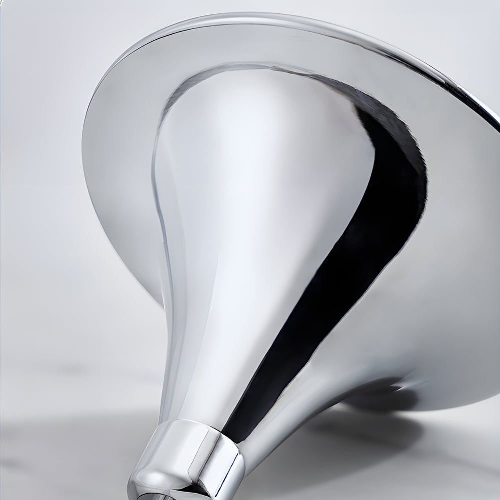 adjustable height modern teardrop glass pendant light with a single droplet