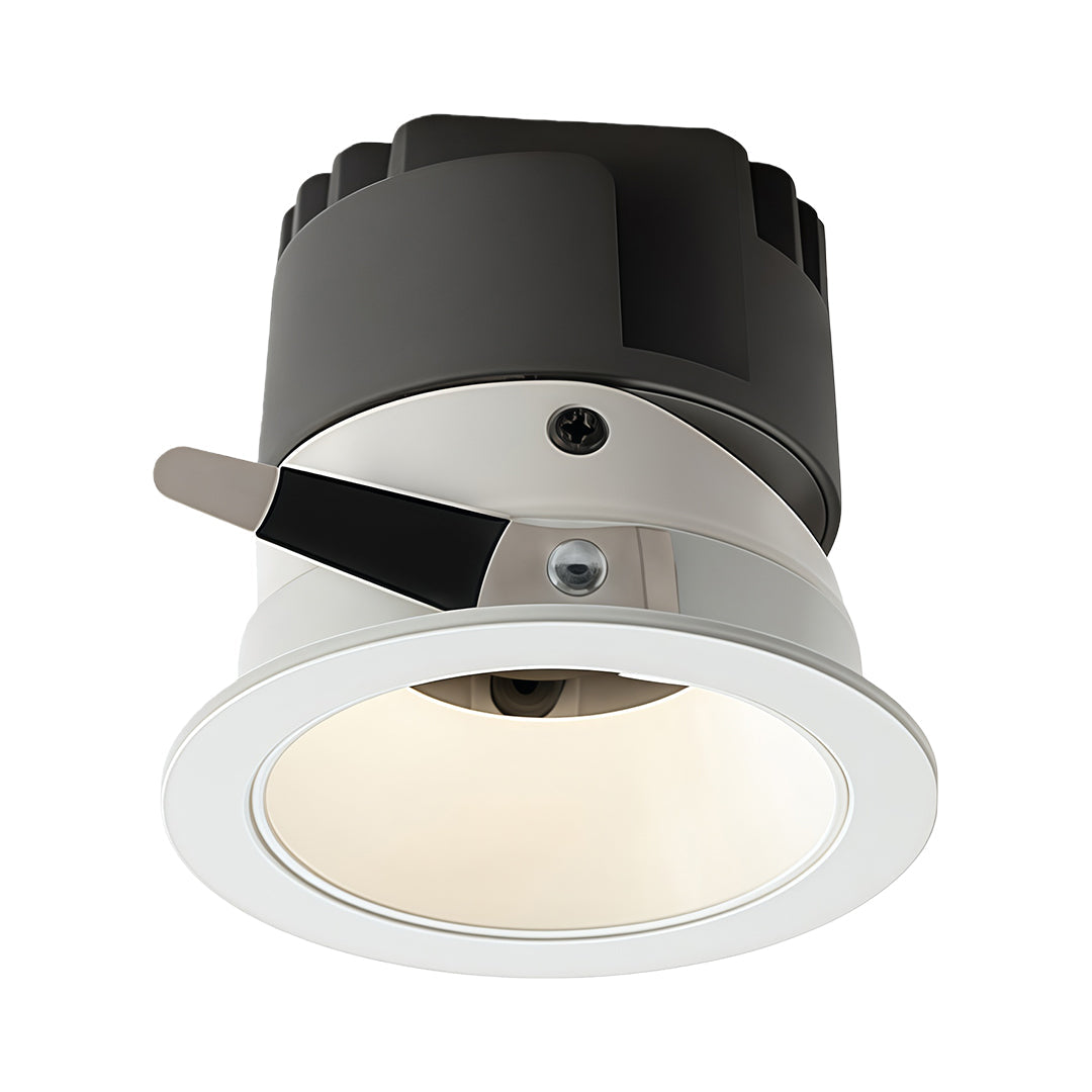 Deep Anti-Glare LED Recessed Spotlight — Die-Cast Aluminum, Ra98 CRI, 7W/10W/12W, 3000K/4000K/6000K, Black or White