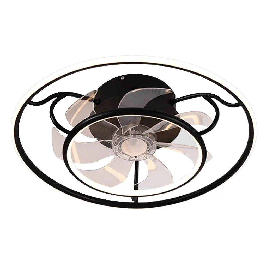 Adjustable Nordic Frequency Conversion Ceiling Fan Lights for Living Room, Bedroom, and Dining Room Luxe
