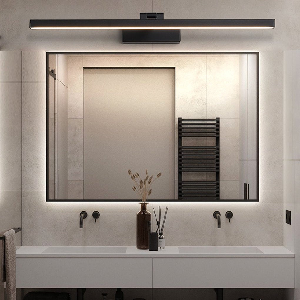 adjustable rotatable linear led vanity light for bathrooms