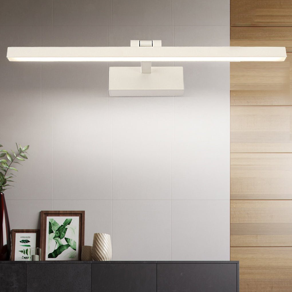 adjustable rotatable linear led vanity light for bathrooms