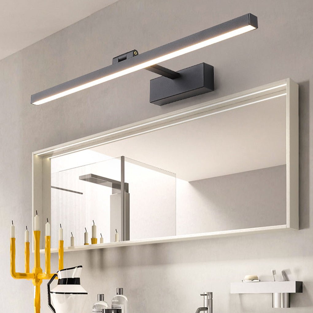 adjustable rotatable linear led vanity light for bathrooms