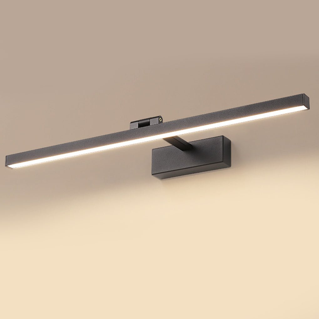 adjustable rotatable linear led vanity light for bathrooms