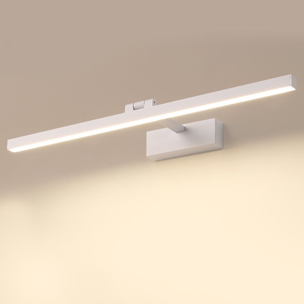 adjustable rotatable linear led vanity light for bathrooms