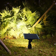 adjustable solar powered outdoor spotlights for tree lighting