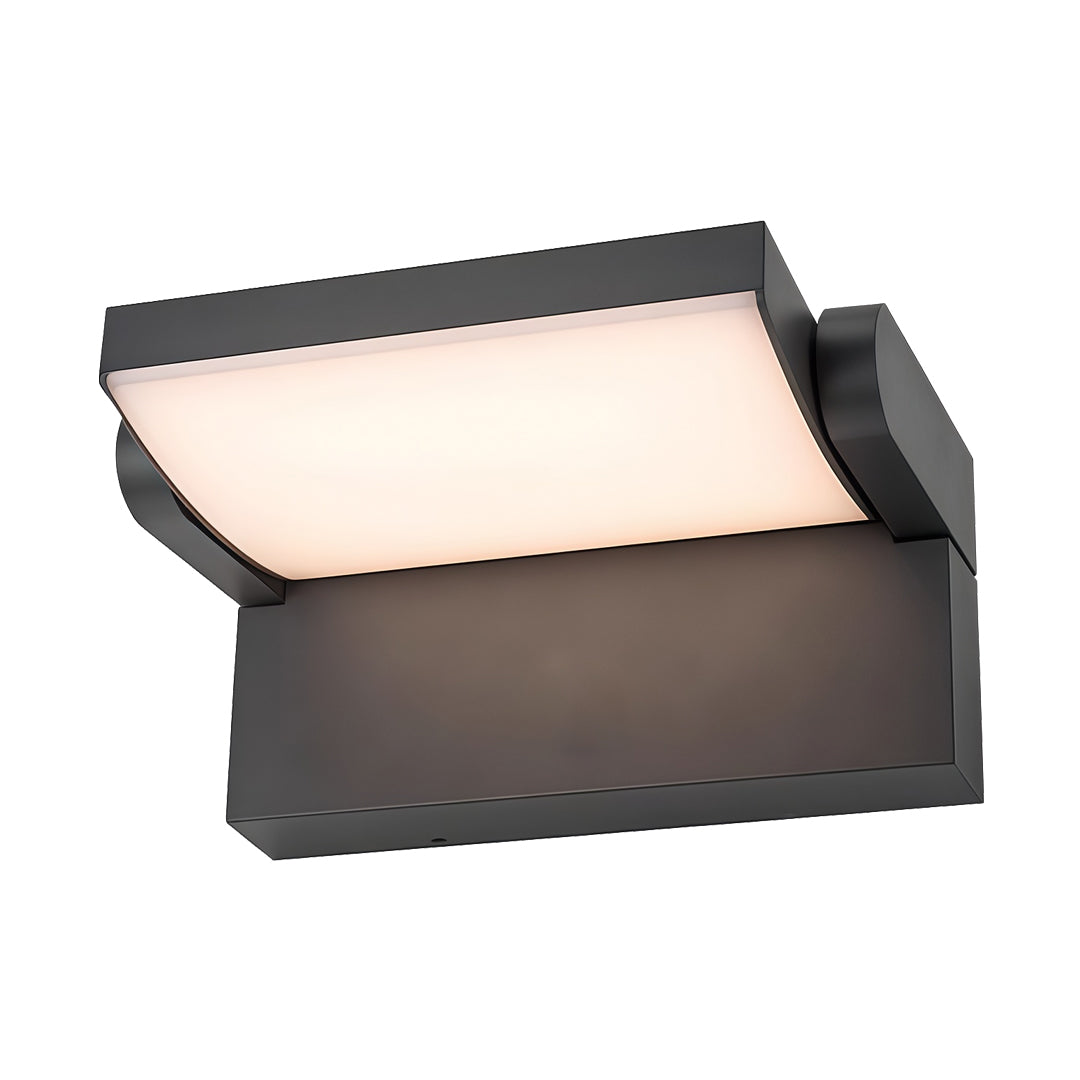 Minimalist Adjustable Outdoor Wall Sconce — Aluminum, 12.5W LED, 340° Rotation, IP54, Motion Sensor Option