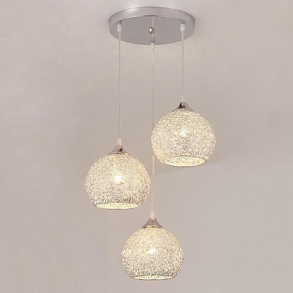 Cluster Metal Bar Multi-Light Pendant — Semi-Transparent, Painted Finish, Adjustable 39" Cord, LED 3000K