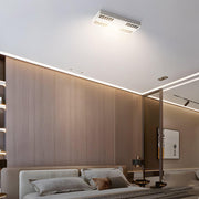 aluminum led flush mount ceiling downlight squarerectangle design