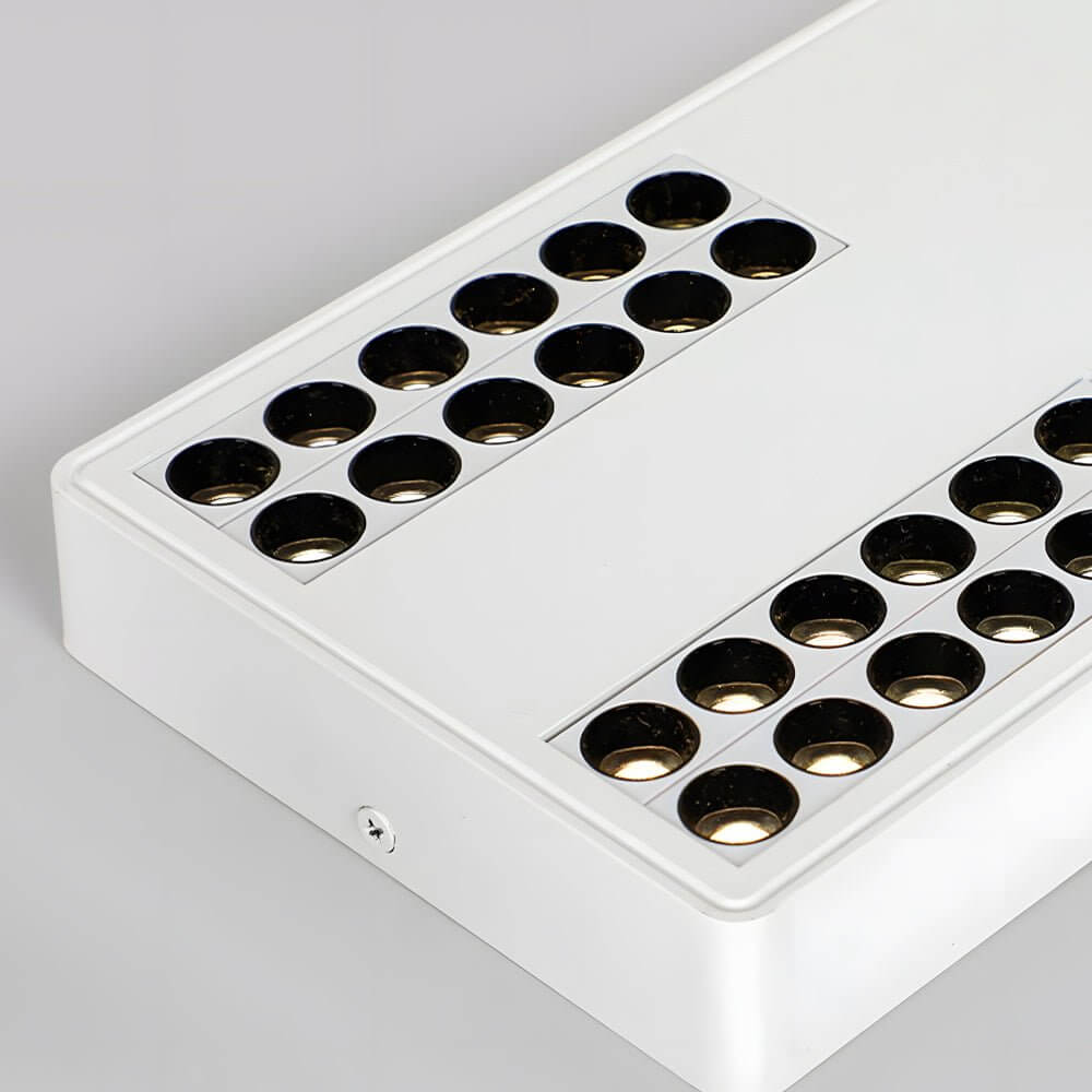 aluminum led flush mount ceiling downlight squarerectangle design