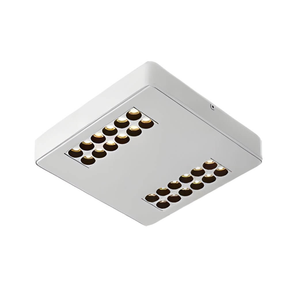 aluminum led flush mount ceiling downlight squarerectangle design