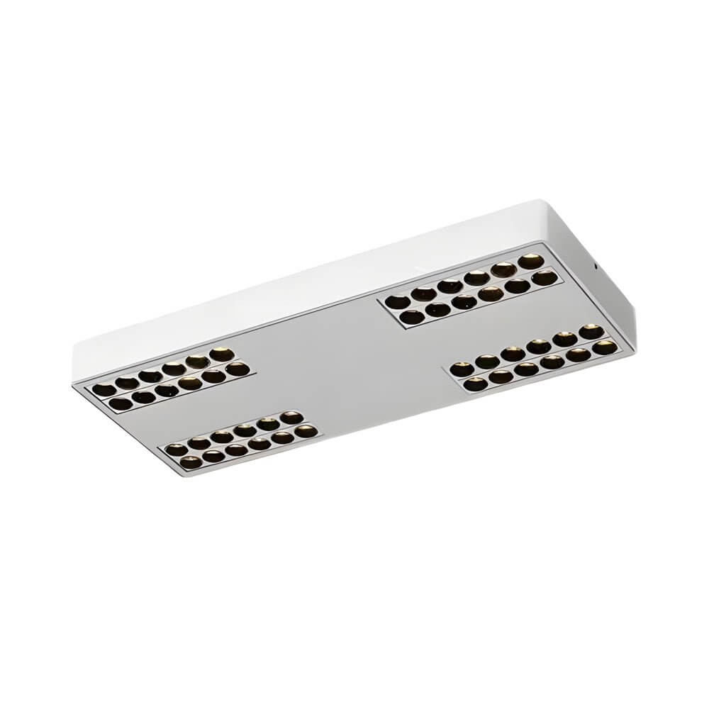 aluminum led flush mount ceiling downlight squarerectangle design