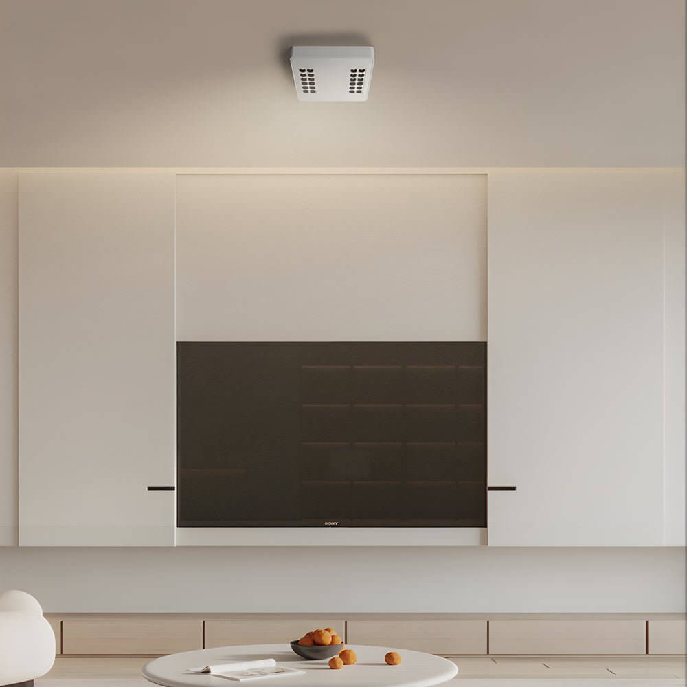 aluminum led flush mount ceiling downlight squarerectangle design