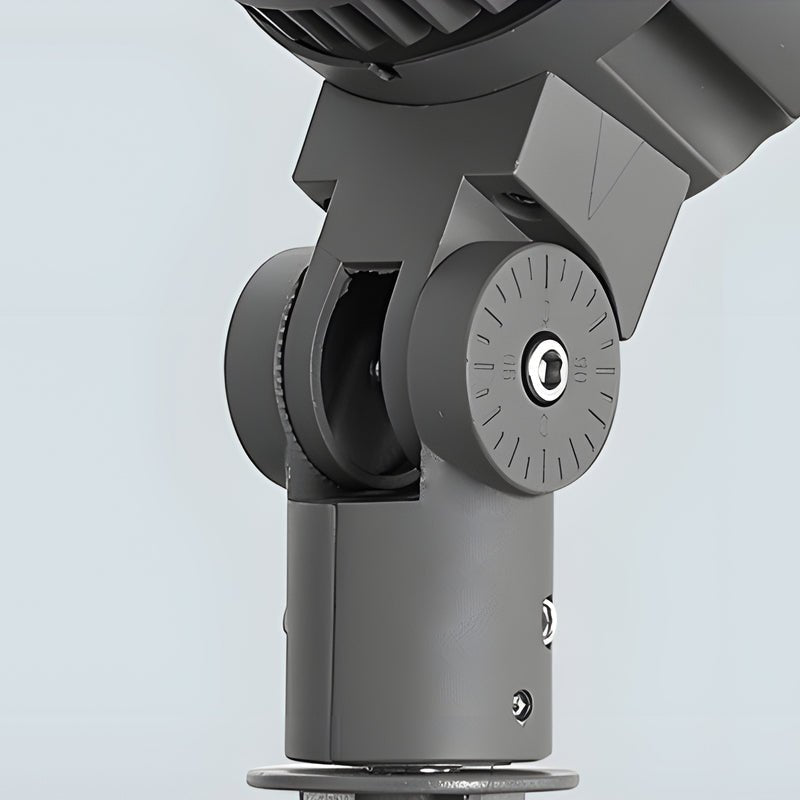 Adjustable Modern Outdoor Spotlight — Black Die-Cast Aluminum, 18W LED, IP65 Weatherproof