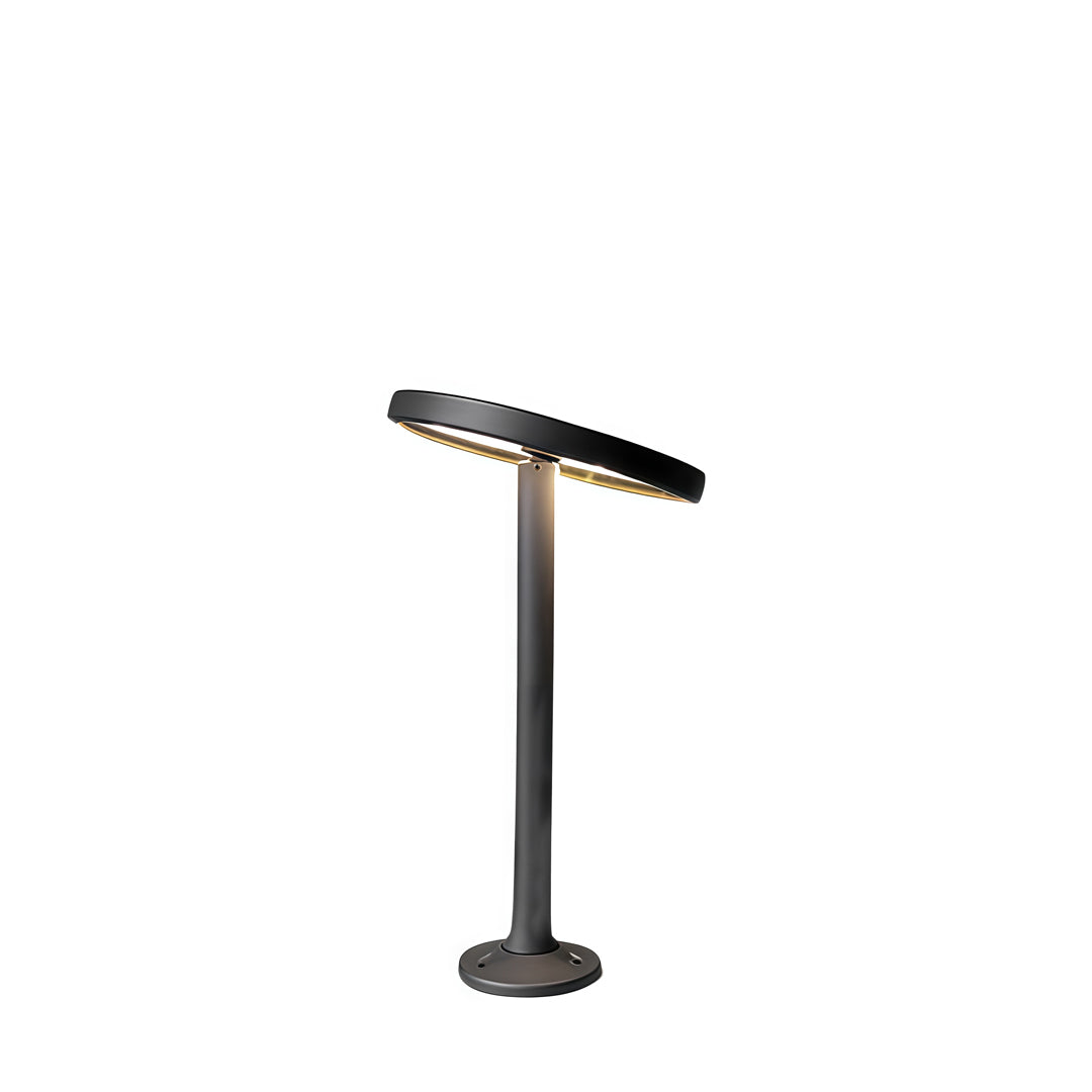 Modern Outdoor Path Light — Die-Cast Aluminum with Clear Glass Lens, LED, IP65, Hardwired, 4 Height Options (15.4" to 47.2")