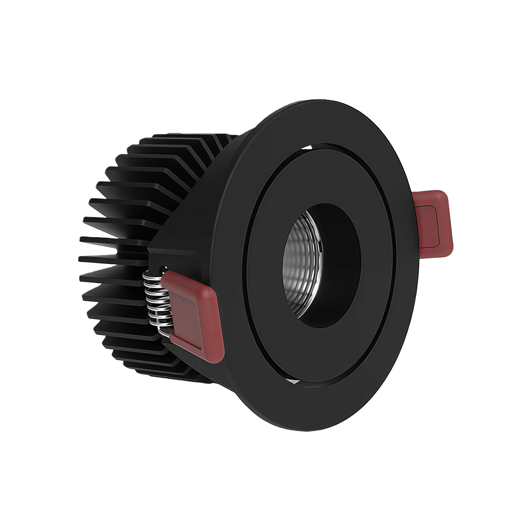 Hill-Shaped Recessed LED Spotlight — Aluminum & Acrylic, Full-Spectrum Ra90, 5W–20W, 3000K / 4000K / 6000K