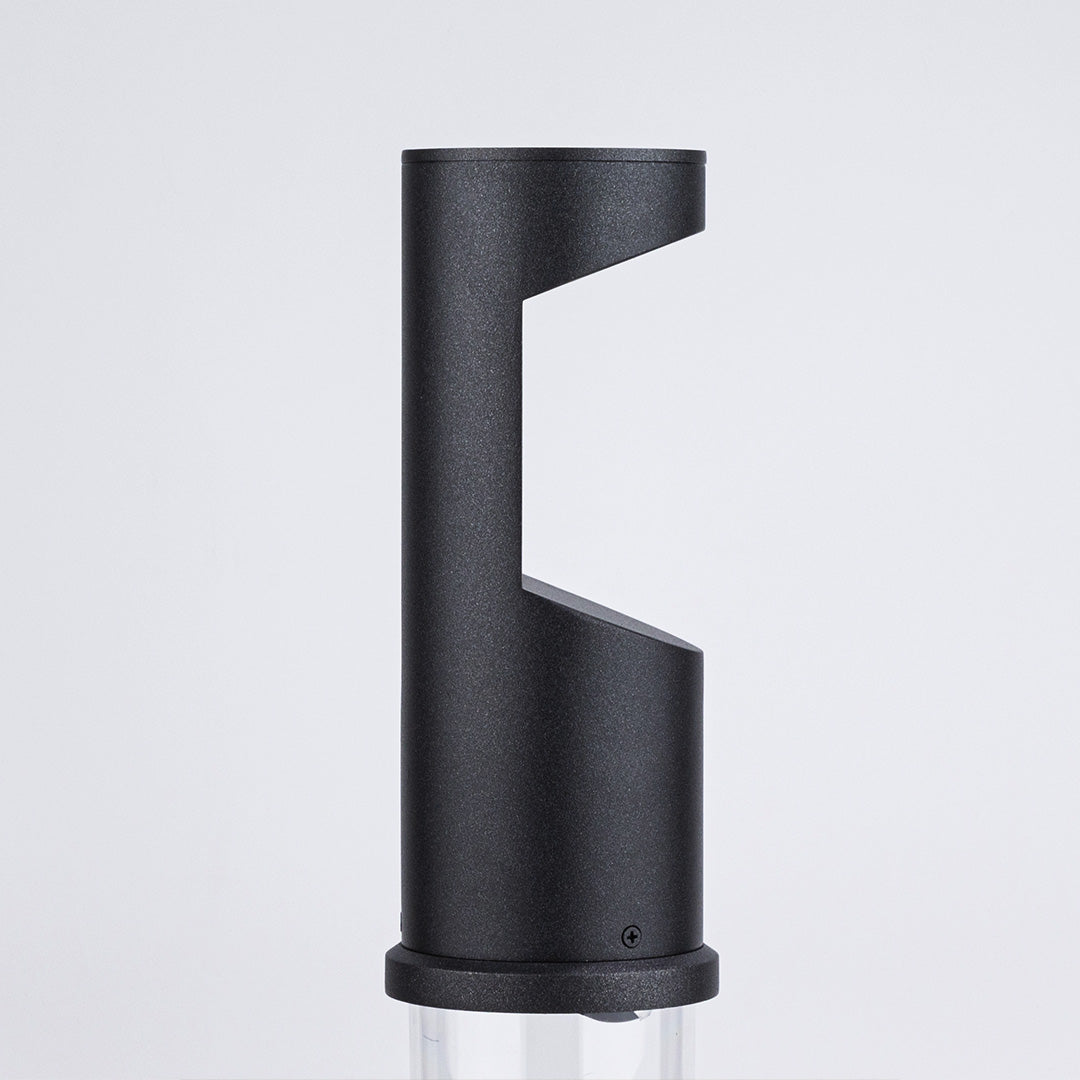 Minimalist One-Way Bollard Light — Die-Cast Aluminum, 8W CREE LED, 3000K, IP65, 30cm / 60cm / 80cm