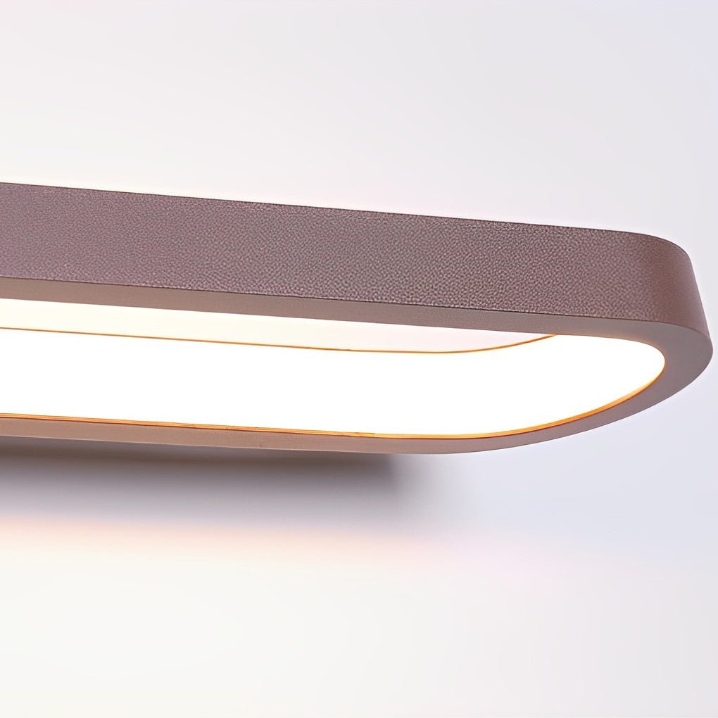 Annular Ring-Shaped Linear LED Vanity Light — Aluminum, Three-Step Dimming, 15.7"–47.2"