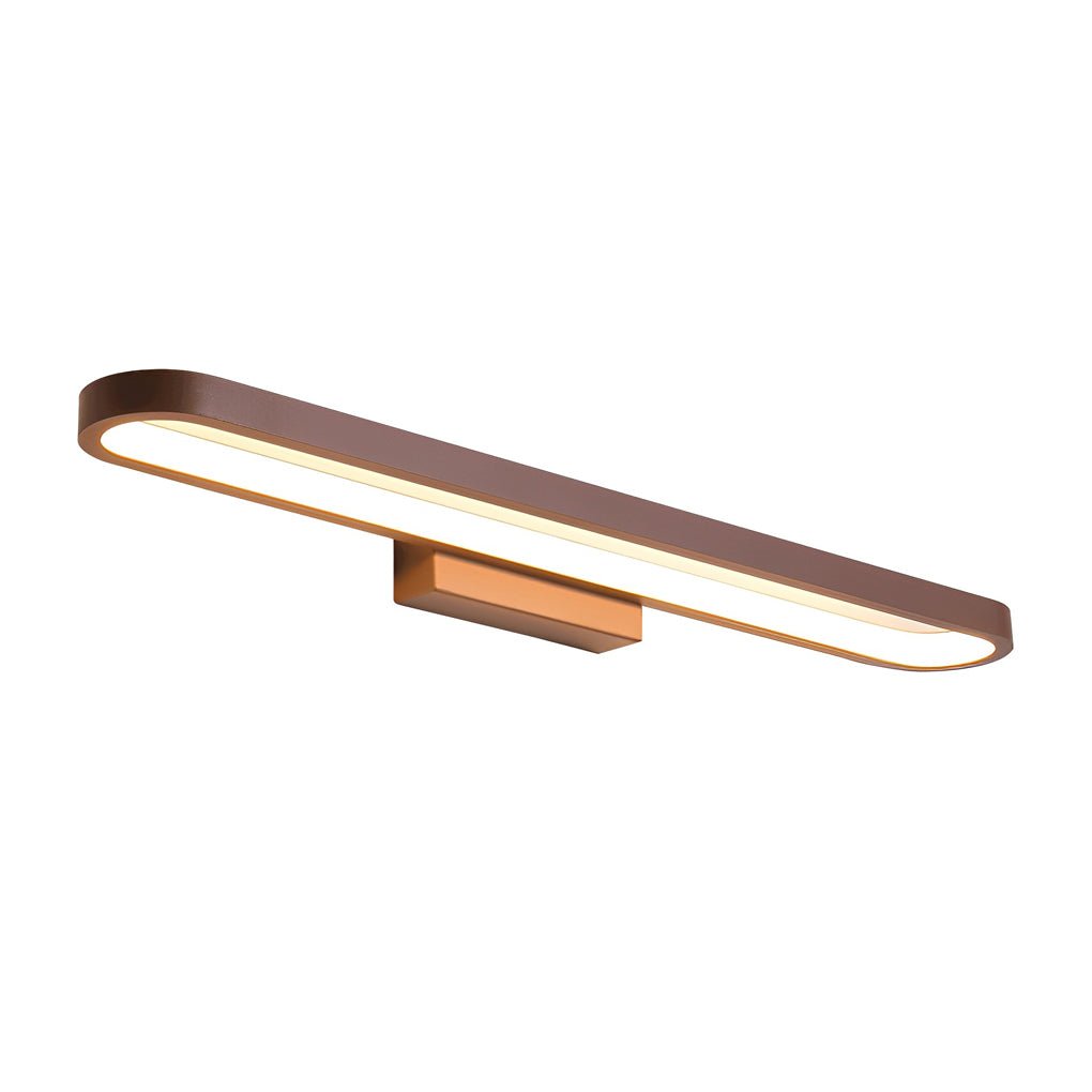 Annular Ring-Shaped Linear LED Vanity Light — Aluminum, Three-Step Dimming, 15.7"–47.2"