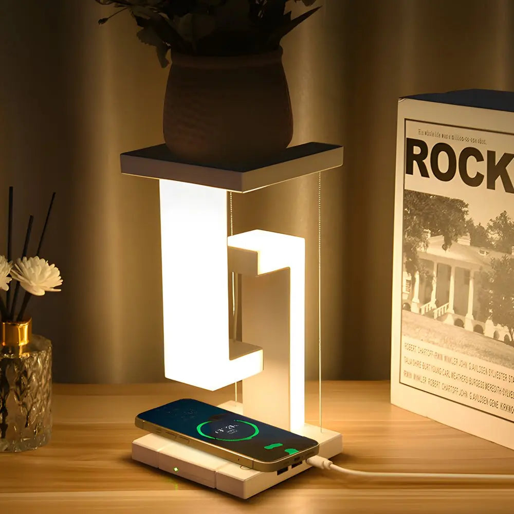 Cordless Ambient Lighting: Anti-Gravity LED Accent Table Lamp Luxe