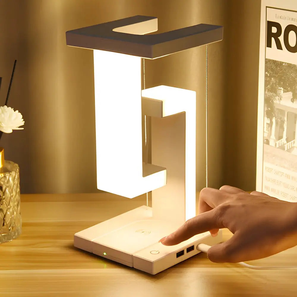 Cordless Ambient Lighting: Anti-Gravity LED Accent Table Lamp Luxe