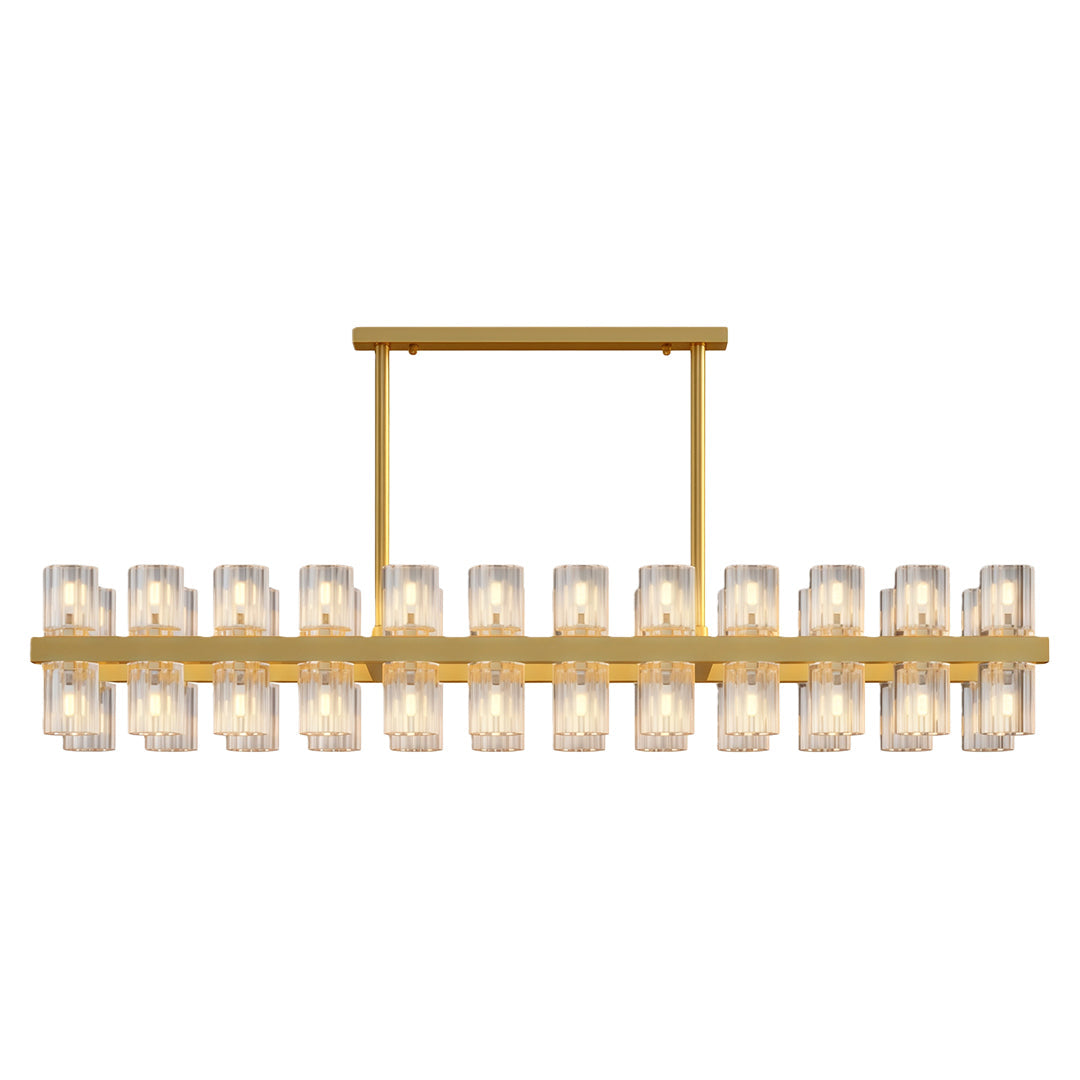 Multi-Tier Crystal Chandelier — Solid Copper Frame, 24- to 48-Light, G4, Black / Chrome / Copper Finish