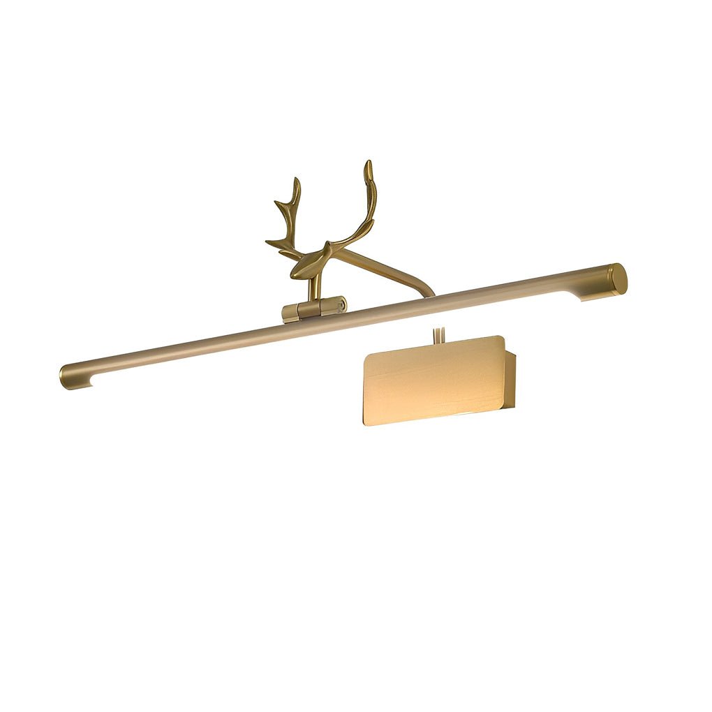 Antler-Inspired LED Vanity Light Bar — Iron & Acrylic, 210° Adjustable, 11W 4500K, 22.8"