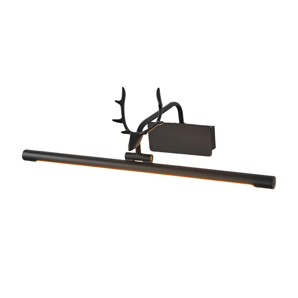 Antler-Inspired LED Vanity Light Bar — Iron & Acrylic, 210° Adjustable, 11W 4500K, 22.8"