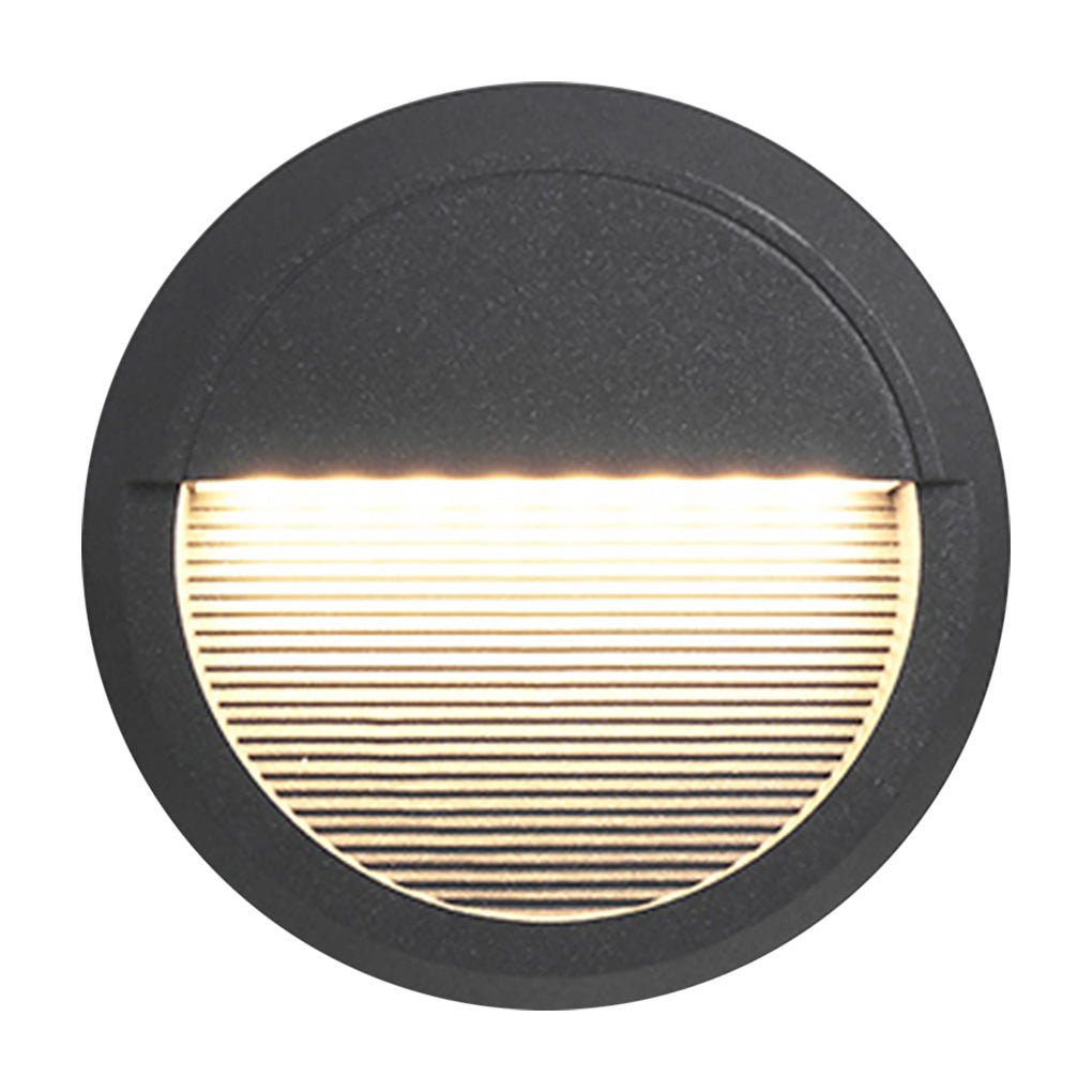 Staircase-Design Outdoor LED Step Light — Die-Cast Aluminum & PC, 8W, IP65 Weatherproof