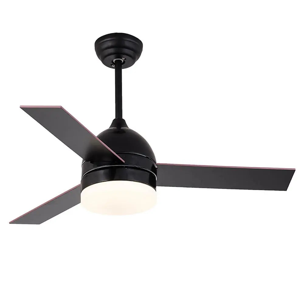 Nordic Ceiling Fans with Lights - Electroplated Metal and Acrylic LED Design Luxe