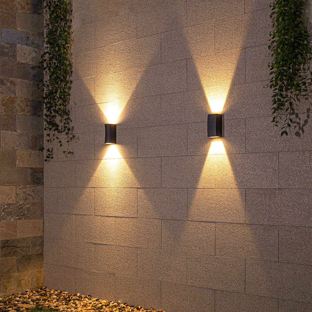 Modern Waterproof LED Up/Down Outdoor Wall Light