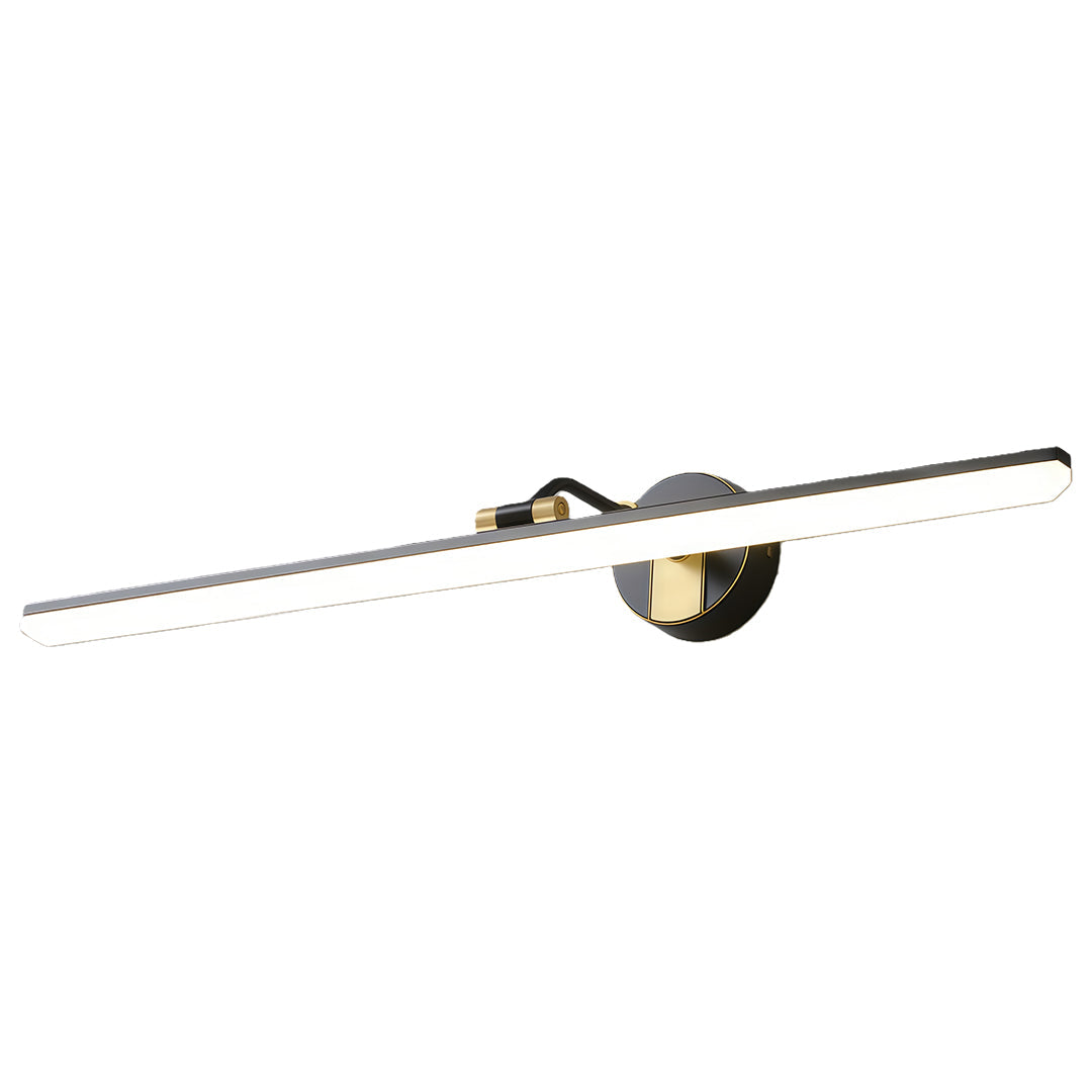 Linear LED Bathroom Vanity Light Bar — Copper, Black or Gold, Three-Color Temperature, Small / Medium / Large