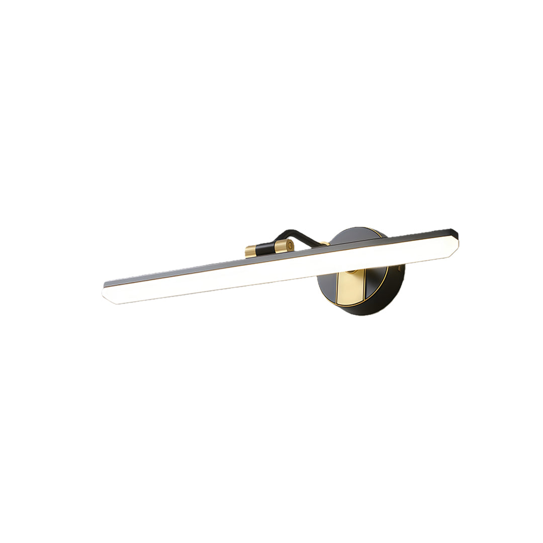 Linear LED Bathroom Vanity Light Bar — Copper, Black or Gold, Three-Color Temperature, Small / Medium / Large