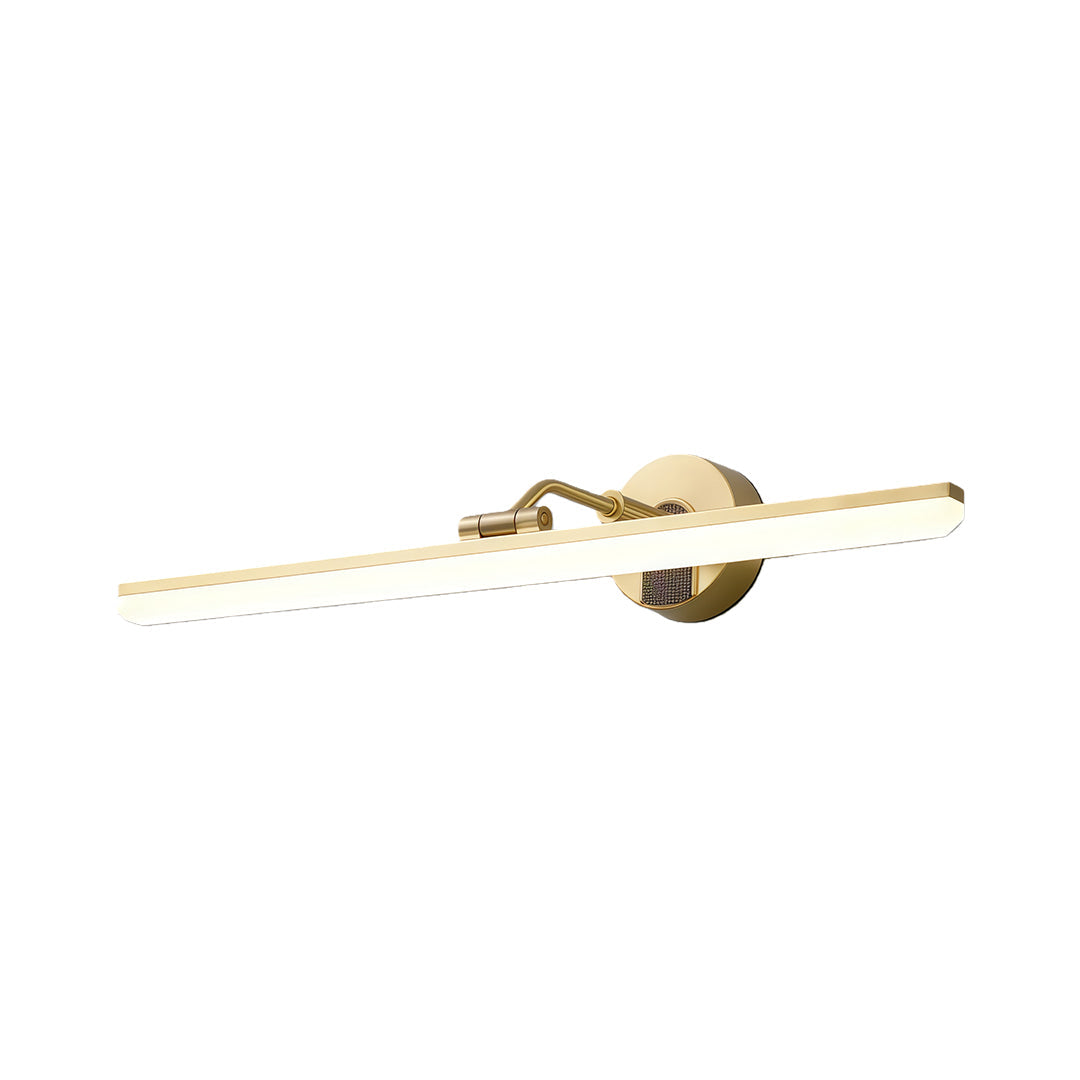 Linear LED Bathroom Vanity Light Bar — Copper, Black or Gold, Three-Color Temperature, Small / Medium / Large