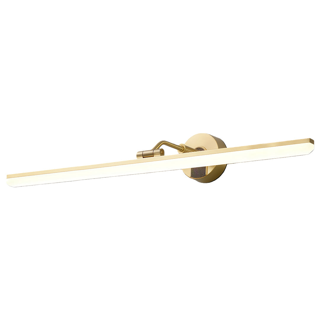 Linear LED Bathroom Vanity Light Bar — Copper, Black or Gold, Three-Color Temperature, Small / Medium / Large