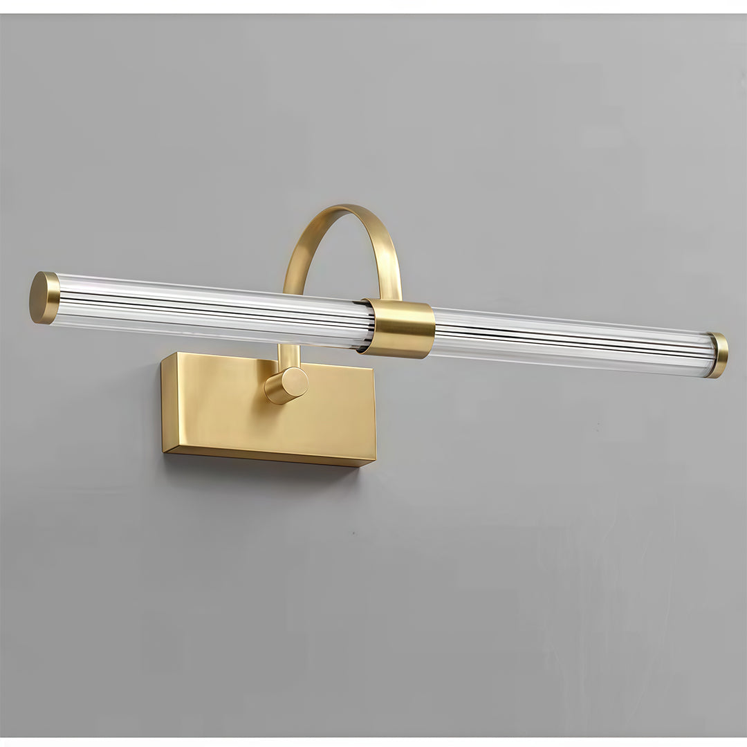 Minimalist Solid Copper Vanity Light Bar — LED, 18W/24W, 450mm & 600mm, Copper or Black