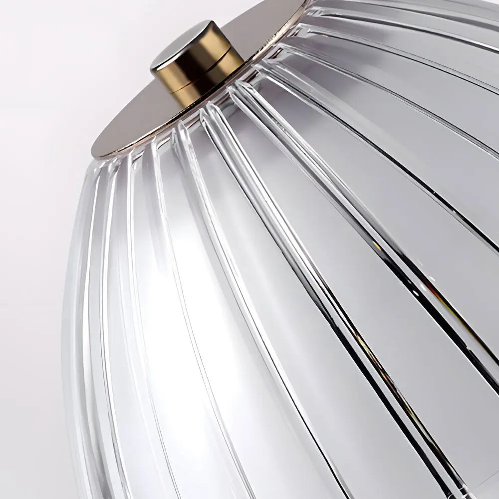 Brushed Brass Metal Table Lamp with Battery-Operated LED Luxe