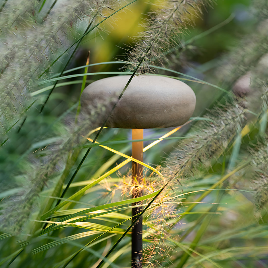 Mushroom Path Light — Matte Finish, LED, IP65, Ra90, DC 24V, 25.8"–50.6" Heights