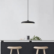 16" Adjustable Metal LED Pendant Light — Modern, 1-Light, 24W, Black or Gold